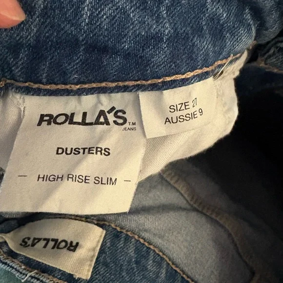 ROLLA'S High Rise Blue Jeans - Picture 3 of 3